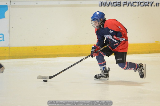 2014-10-26 Ambrosiana-Hockey Milano Rossoblu U12 0455 Gioele Finessi